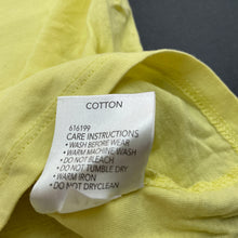 Load image into Gallery viewer, Girls B Collection, yellow cotton summer top, FUC, size 7,  