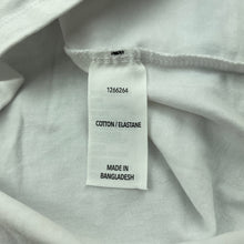 Load image into Gallery viewer, Girls KID, white stretchy t-shirt / top, EUC, size 12,  