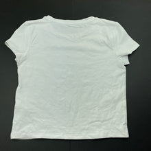Load image into Gallery viewer, Girls KID, white stretchy t-shirt / top, EUC, size 12,  