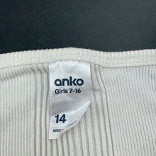 Load image into Gallery viewer, Girls Anko, ribbed cotton summer top, GUC, size 14,  