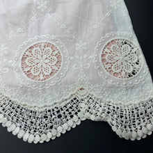 Load image into Gallery viewer, Girls Chasing Mini, lined embroidered lace trim dress, armpit to armpit: 26cm, FUC, size 2, L: 50cm