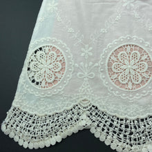Load image into Gallery viewer, Girls Chasing Mini, lined embroidered lace trim dress, armpit to armpit: 26cm, FUC, size 2, L: 50cm