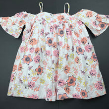 Load image into Gallery viewer, Girls Seed, lined lightweight floral cotton summer dress, EUC, size 3, L: 52cm