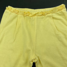 Load image into Gallery viewer, Girls Zara, yellow cotton pants, elasticated, EUC, size 1,  