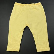 Load image into Gallery viewer, Girls Zara, yellow cotton pants, elasticated, EUC, size 1,  