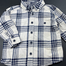 Load image into Gallery viewer, Boys Target, checked cotton long sleeve shirt, GUC, size 2,  