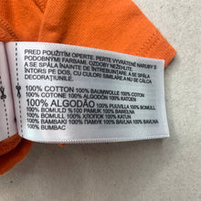 Load image into Gallery viewer, unisex Carter's, orange cotton bodysuit / romper, GUC, size 0000,  
