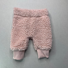 Load image into Gallery viewer, Girls Baby Berry, pink fleece pants / bottoms, elasticated, EUC, size 0000,  