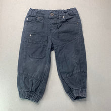 Load image into Gallery viewer, Boys H&amp;T, cotton casual pants, adjustable, Inside leg: 26cm, FUC, size 1,  