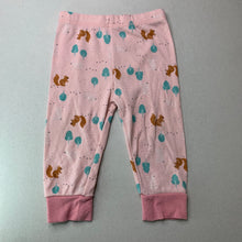 Load image into Gallery viewer, Girls Anko, pink pyjama pants / bottoms, rabbits, FUC, size 1,  