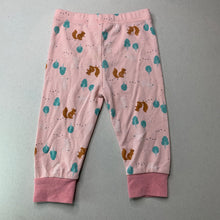 Load image into Gallery viewer, Girls Anko, pink pyjama pants / bottoms, rabbits, FUC, size 1,  