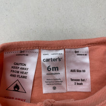 Load image into Gallery viewer, Girls Carter&#39;s, lightweight cotton cardigan / top, GUC, size 00,  