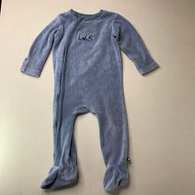 Load image into Gallery viewer, Boys Fox &amp; Finch, velour zip coverall / romper, bear, FUC, size 0,  
