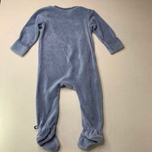 Load image into Gallery viewer, Boys Fox &amp; Finch, velour zip coverall / romper, bear, FUC, size 0,  