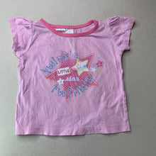Load image into Gallery viewer, Girls Tiny Little Wonders, pink cotton pyjama top, FUC, size 1,  