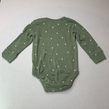 Load image into Gallery viewer, unisex MiniMarket, khaki ribbed bodysuit / romper, GUC, size 0,  