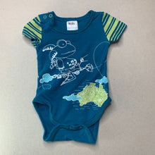 Load image into Gallery viewer, Boys Amor, blue &amp; green bodysuit / romper, GUC, size 000,  