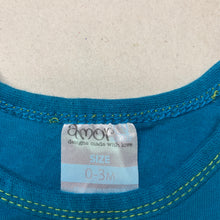 Load image into Gallery viewer, Boys Amor, blue &amp; green bodysuit / romper, GUC, size 000,  