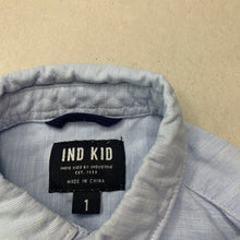Load image into Gallery viewer, Boys Indie, cotton/linen long sleeve shirt, FUC, size 1,  