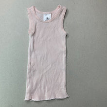 Load image into Gallery viewer, Girls Target, pink ribbed cotton singlet top, FUC, size 000,  