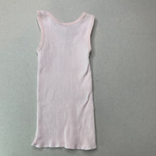 Load image into Gallery viewer, Girls Target, pink ribbed cotton singlet top, FUC, size 000,  
