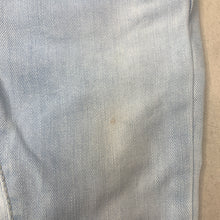 Load image into Gallery viewer, Girls Zara, blue denim jeans, adjustable, Inside leg: 27cm, FUC, size 1,  