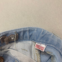 Load image into Gallery viewer, Girls Zara, blue denim jeans, adjustable, Inside leg: 27cm, FUC, size 1,  