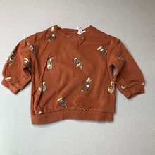 Load image into Gallery viewer, unisex MiniMarket, stretchy lightweight sweater / top, rabbits, FUC, size 00,  