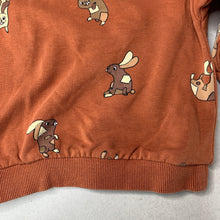 Load image into Gallery viewer, unisex MiniMarket, stretchy lightweight sweater / top, rabbits, FUC, size 00,  
