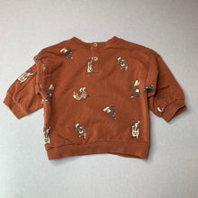 Load image into Gallery viewer, unisex MiniMarket, stretchy lightweight sweater / top, rabbits, FUC, size 00,  