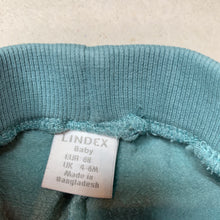 Load image into Gallery viewer, unisex LINDEX, organic cotton blend pants / bottoms, elasticated, GUC, size 00,  