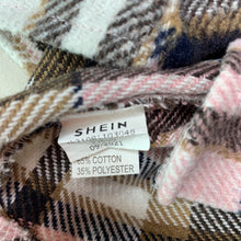 Load image into Gallery viewer, unisex SHEIN, checked thick long sleeve shirt, GUC, size 00,  