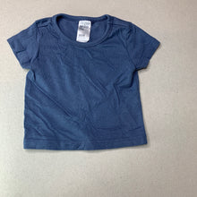 Load image into Gallery viewer, unisex Anko, blue cotton t-shirt / top, EUC, size 000,  