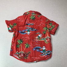 Load image into Gallery viewer, Boys Baby Berry, cotton Christmas short sleeve shirt, EUC, size 00,  