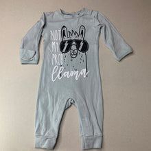 Load image into Gallery viewer, unisex Baby Berry, cotton romper, llama, FUC, size 00,  