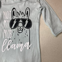 Load image into Gallery viewer, unisex Baby Berry, cotton romper, llama, FUC, size 00,  