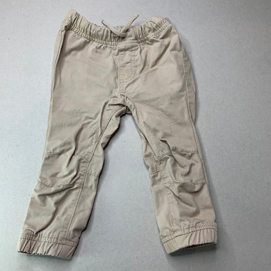 Boys Dymples, cotton casual pants, elasticated, FUC, size 1,  