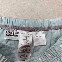 Load image into Gallery viewer, Girls Carter&#39;s, cotton pyjama shorts, elasticated, FUC, size 1,  