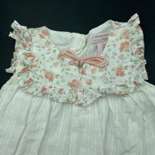 Load image into Gallery viewer, Girls Catherine Maladrino, lined floral cotton top, L: 31cm, FUC, size 00,  