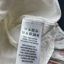 Load image into Gallery viewer, Girls Catherine Maladrino, lined floral cotton top, L: 31cm, FUC, size 00,  