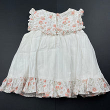 Load image into Gallery viewer, Girls Catherine Maladrino, lined floral cotton top, L: 31cm, FUC, size 00,  