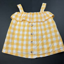 Load image into Gallery viewer, Girls Target, cotton lined linen / cotton summer top, FUC, size 4,  