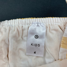 Load image into Gallery viewer, Girls Target, cotton lined linen / cotton summer top, FUC, size 4,  