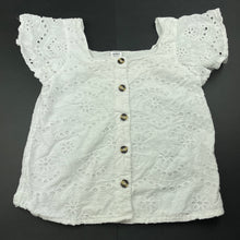Load image into Gallery viewer, Girls Anko, lined broderie cotton summer top, EUC, size 12,  
