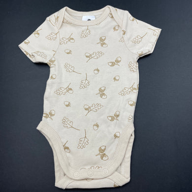 unisex Dymples, organic cotton bodysuit / romper, EUC, size 000,  