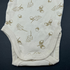 unisex Dymples, organic cotton bodysuit / romper, EUC, size 000,  