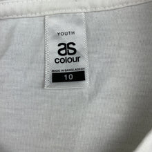 Load image into Gallery viewer, Boys AS Colour, white cotton t-shirt / top, FUC, size 10,  
