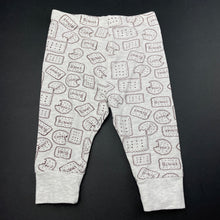 Load image into Gallery viewer, unisex Target, organic cotton blend leggings / bottoms, EUC, size 00,  