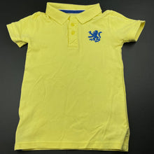 Load image into Gallery viewer, Boys Cotton On, yellow cotton polo shirt / top, EUC, size 7,  