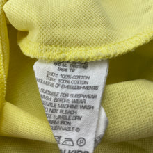 Load image into Gallery viewer, Boys Cotton On, yellow cotton polo shirt / top, EUC, size 7,  